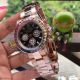 Perfect Replica Rolex Daytona Rainbow Diamond Bezel Rose Gold Band 43mm Watch (2)_th.jpg